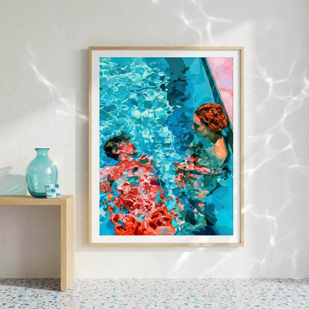 Lámina Fine Art "Estructura modular de cáusticas sobre dos cuerpos rehenes" de Anselm Fovea - Edición Limitada 30 - QUADRA Gallery