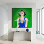 Lámina Fine Art "La imposibilidad física de la sumersión ante un régimen de verde absoluto" de Anselm Fovea - Edición Limitada 30 - QUADRA Gallery