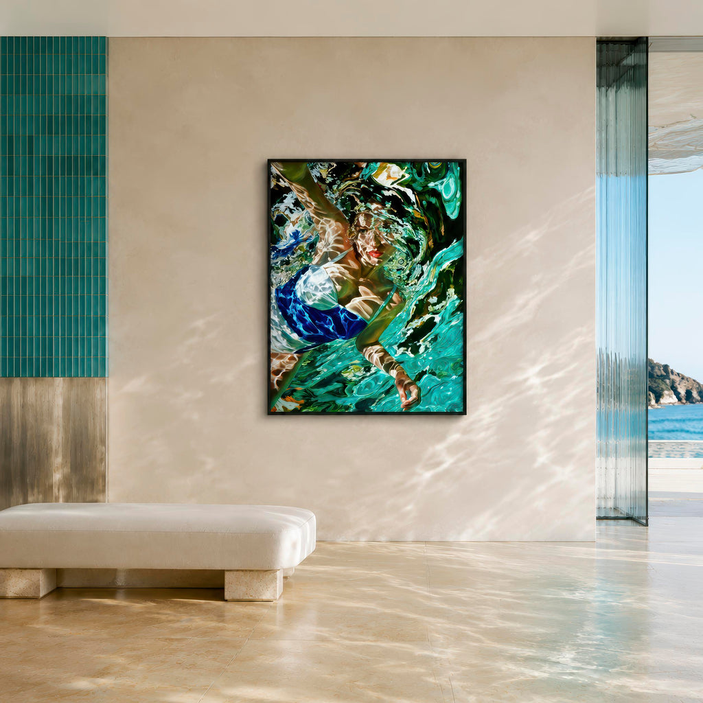 Lámina Fine Art "Morfología de una refracción orgánica en el fondo líquido" de Anselm Fovea - Edición Limitada 30 - QUADRA Gallery