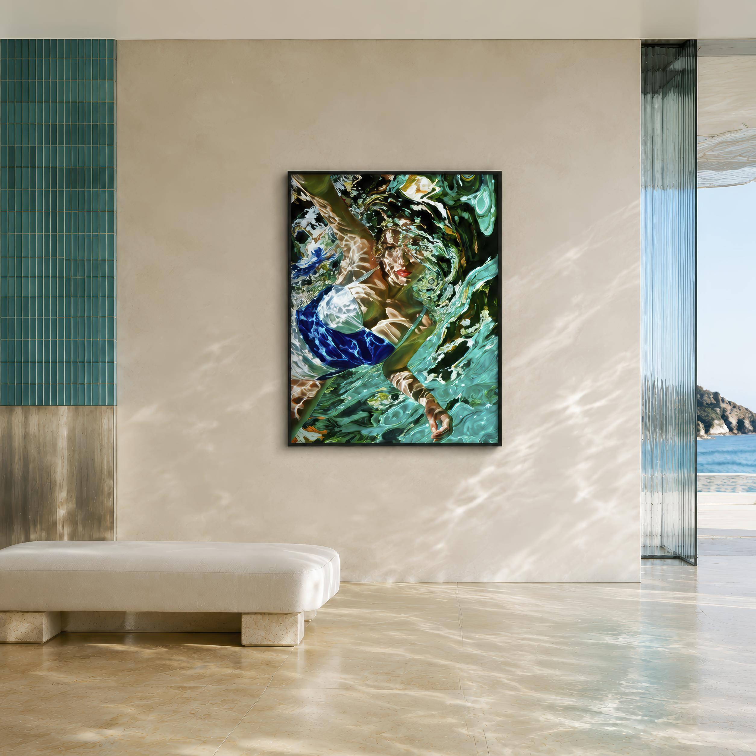 Lámina Fine Art "Morfología de una refracción orgánica en el fondo líquido" de Anselm Fovea - Edición Limitada 30 - QUADRA Gallery