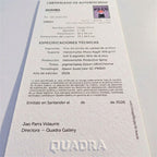 Certificado de autenticidad de la obra Are you — Nobody — too?, de Hester Finch.