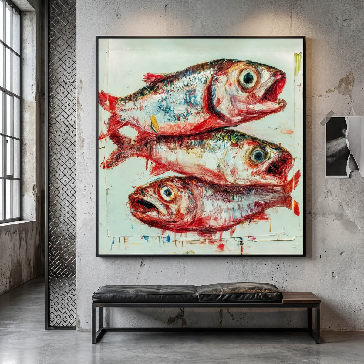 Lámina Fine Art "Naturaleza muerta con barrido de bermellón y plata" de Ethan Shard - Edición Limitada 30 - QUADRA Gallery