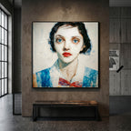 Lámina Fine Art "Retrato pálido con acordes de azul cobalto" de Ethan Shard - Edición Limitada 30 - QUADRA Gallery
