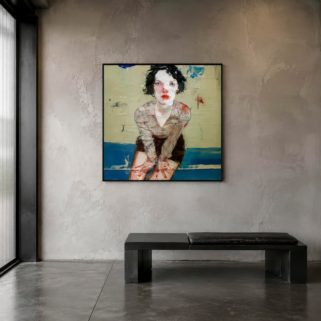 Lámina Fine Art "Variación de blanco de zinc sobre base de azul ultramar" de Ethan Shard - Edición Limitada 30 - QUADRA Gallery