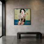 Lámina Fine Art "Variación de blanco de zinc sobre base de azul ultramar" de Ethan Shard - Edición Limitada 30 - QUADRA Gallery