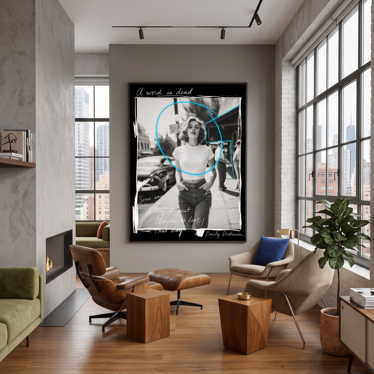 Lámina Fine Art "A word is dead when it is said (I say it just begins to live that day)" de Hester Finch - Edición Limitada 30 - QUADRA Gallery