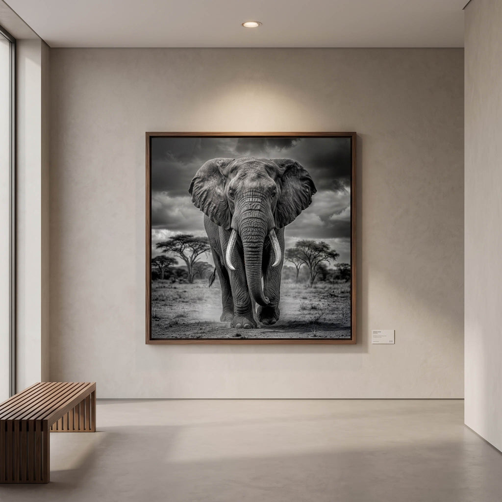 Lámina Fine Art "Ciento cincuenta kilos de marfil seco" de Irene Mikasa - Edición Limitada 30 - QUADRA Gallery