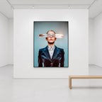 Lámina Fine Art "Incisión de plata sobre terciopelo verde con destello de control" de Jon Dorronsoro - Edición Limitada 30 - QUADRA Gallery