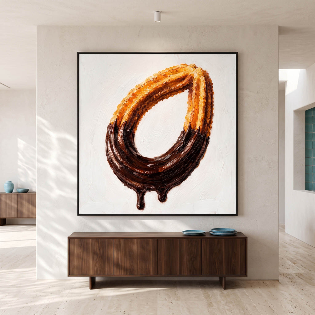 Lámina Fine Art "Espiral densa del chocolate negro como turbulencia y fluctuación" de Lalá Tuscan - Edición Limitada 30 - QUADRA Gallery