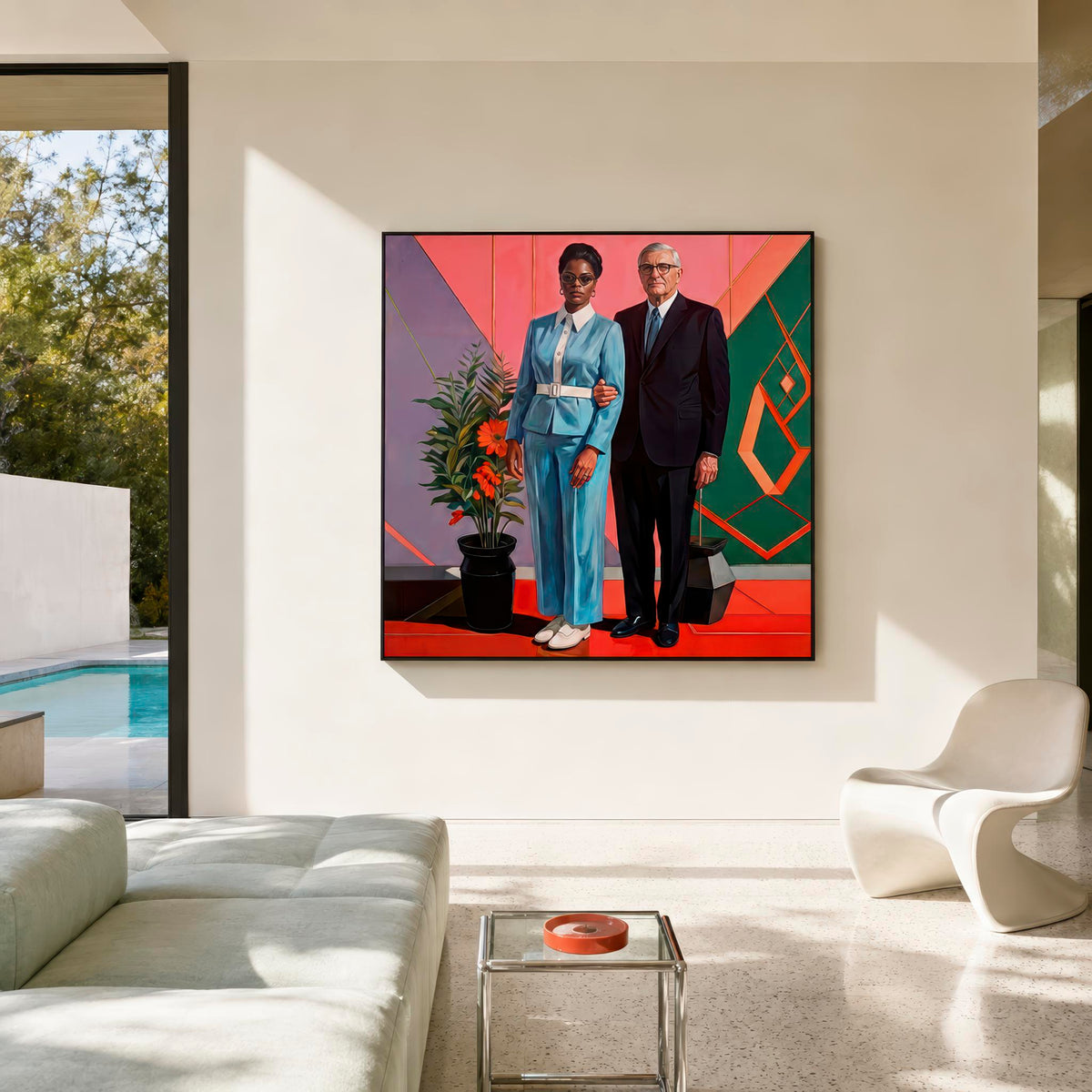 Lámina Fine Art "Sintonía pop para la inauguración de la temporada de verano" de Mila Palm - Edición Limitada 30 - QUADRA Gallery