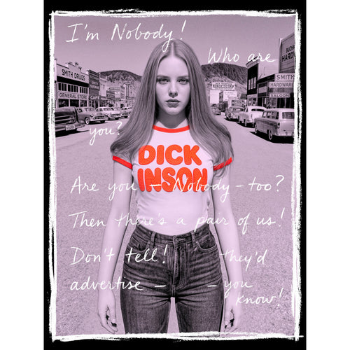 Lámina Fine Art "Are you Nobody - too? (Don't tell! they'd advertise you know!)" de Hester Finch - Edición Limitada 30 - QUADRA Gallery