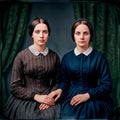 Lámina Fine Art "Emily Elizabeth Dickinson & Susan Huntington Gilbert" de Hester Finch - Edición Limitada 30 - QUADRA Gallery