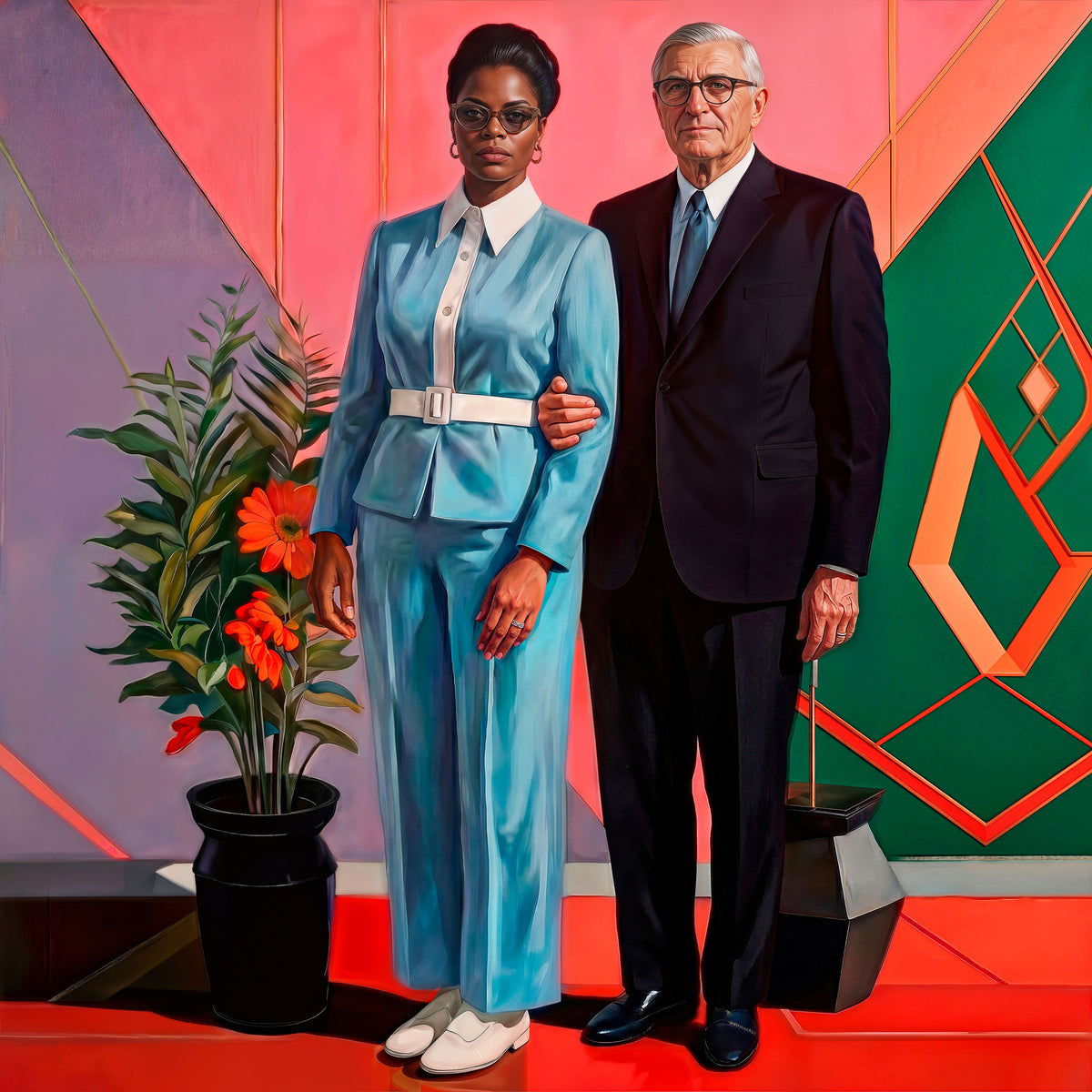 Lámina Fine Art "Sintonía pop para la inauguración de la temporada de verano" de Mila Palm - Edición Limitada 30 - QUADRA Gallery