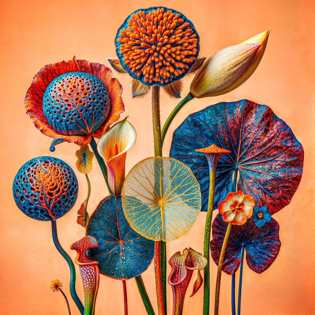 Lámina Fine Art "Catálogo de flora especulativa para un invernadero post-carbono" de Silvia Muga - Edición Limitada 30 - QUADRA Gallery