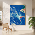 Lámina Fine Art "Deriva del centro en el impacto de una cromía de alta frecuencia" de Rosa Silber - Edición Limitada 30  - QUADRA Gallery