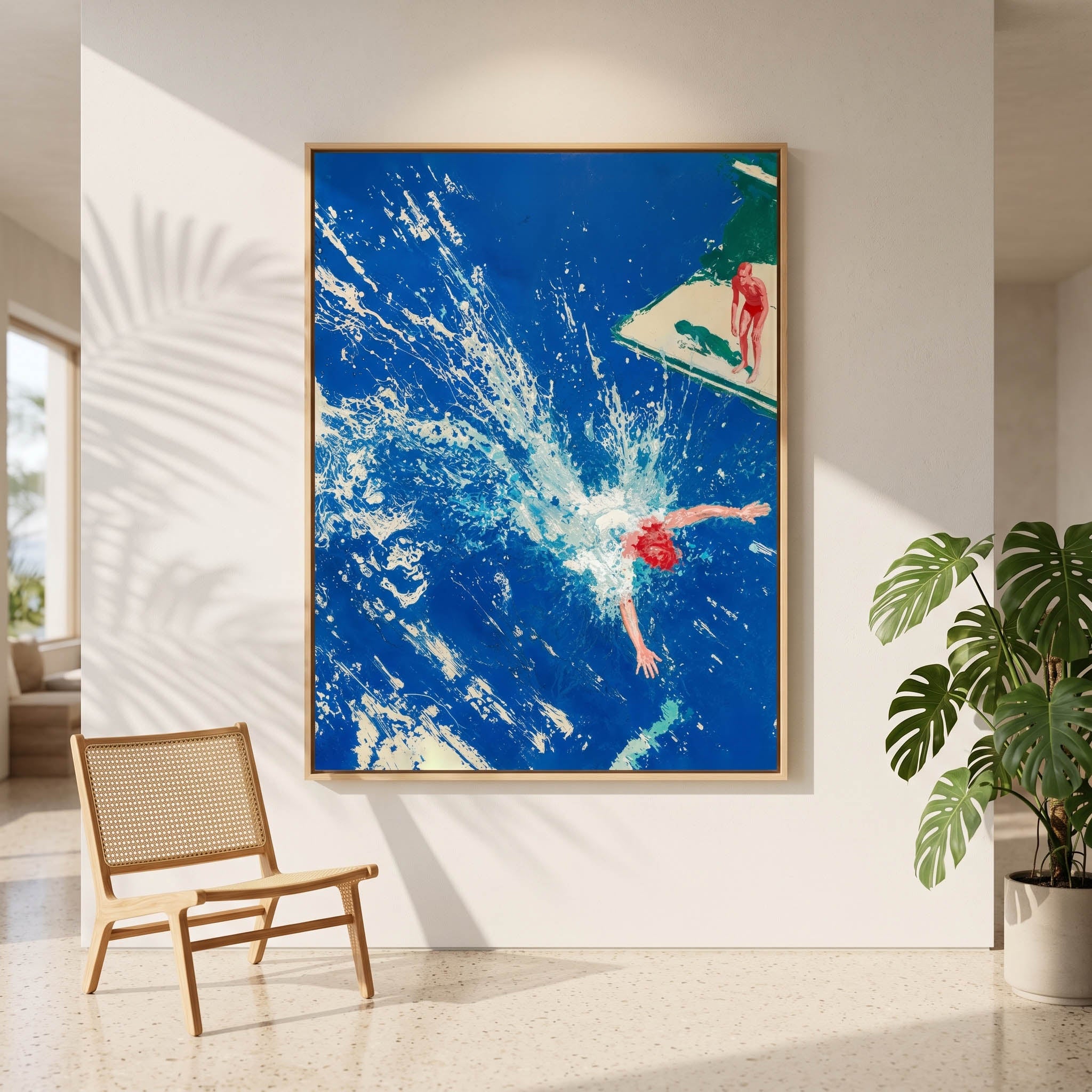 Lámina Fine Art "Deriva del centro en el impacto de una cromía de alta frecuencia" de Rosa Silber - Edición Limitada 30  - QUADRA Gallery