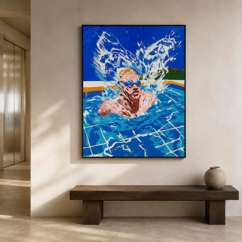Lámina Fine Art "Heterofonía simétrica un segundo antes de romper la tensión superficial del menisco" de Rosa Silber - Edición Limitada 30 - QUADRA Gallery