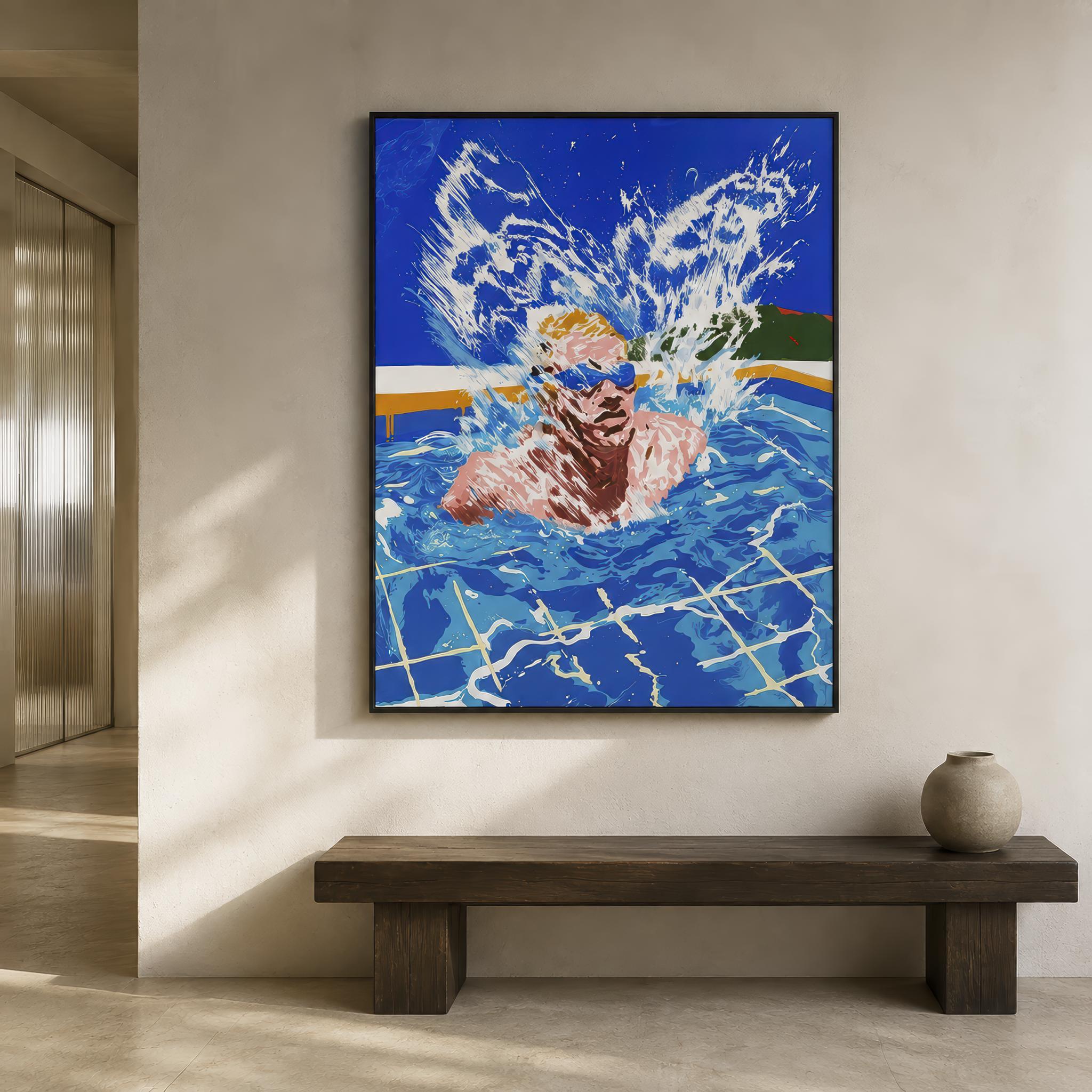 Lámina Fine Art "Heterofonía simétrica un segundo antes de romper la tensión superficial del menisco" de Rosa Silber - Edición Limitada 30 - QUADRA Gallery