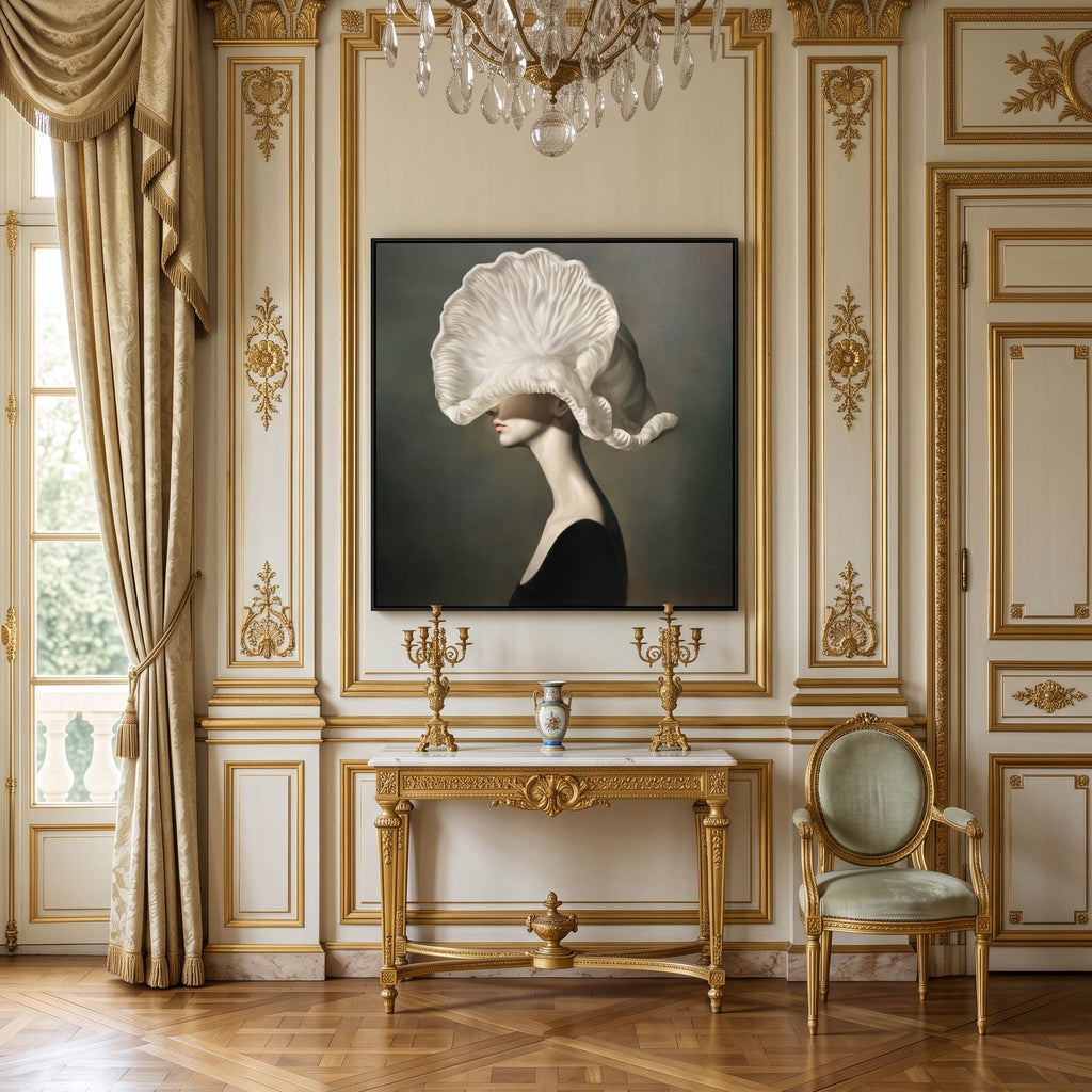 Lámina Fine Art "Manual de camuflaje aristocrático para una boda a la que nadie ha sido invitado" de Valeria Neva - Edición Limitada 30 - QUADRA Gallery