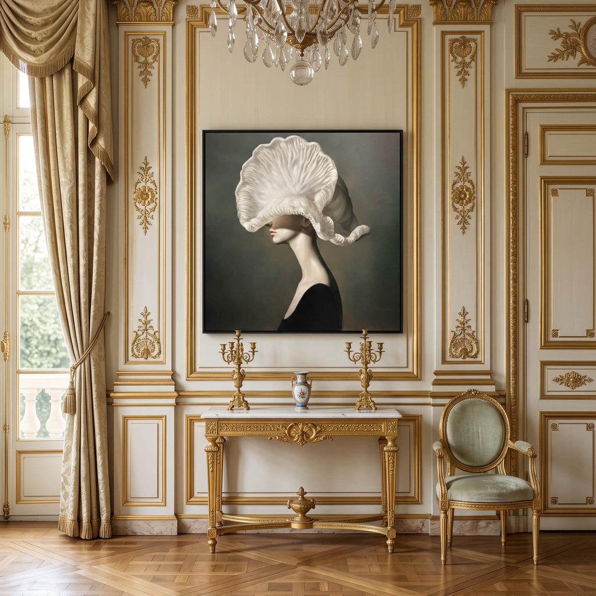 Lámina Fine Art "Manual de camuflaje aristocrático para una boda a la que nadie ha sido invitado" de Valeria Neva - Edición Limitada 30 - QUADRA Gallery